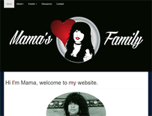 Tablet Screenshot of mamas-family.org